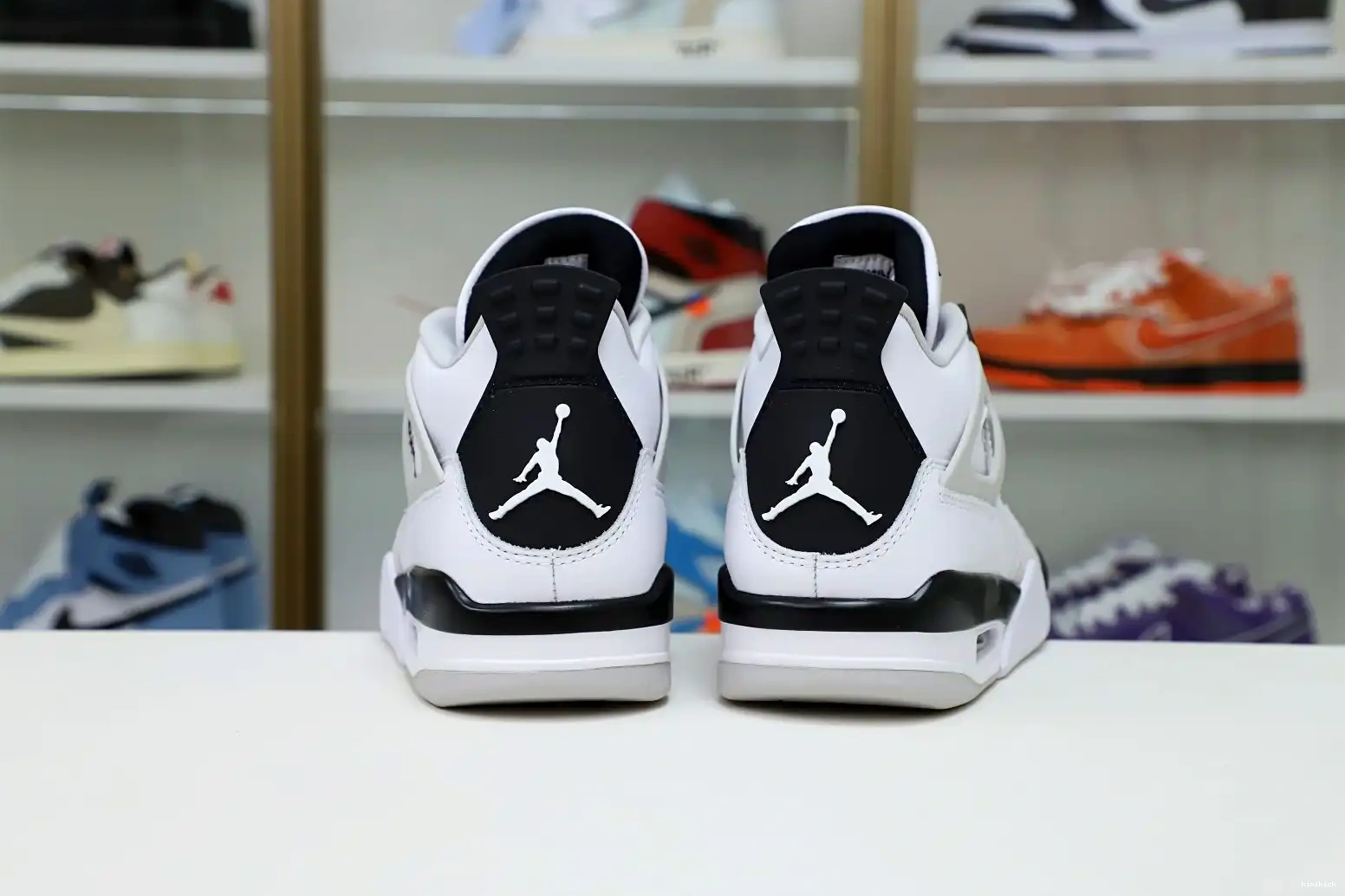 JORDAN 4 BLACK AIR MILITARY Kimikick 0420